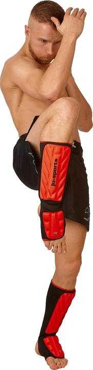 Actual product image Ju-Sports Shin / Shin guard V-Shape C19 red (S/M)