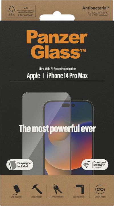 Immagine prodotto PanzerGlass Vestibilità ultra-ampia (1 Pezzo/i, Apple iPhone 14 Pro Max)