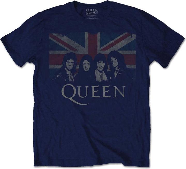 Actual product image Queen Unisex Adult Union Jack T-Shirt (XL)