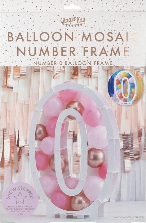 Immagine prodotto Ginger Ray Porta numeri gigante 80cm - 0 (1 x)