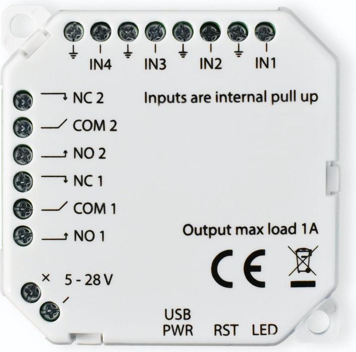 Actual product image Frient IO Module (Zigbee) (Switch actuator)