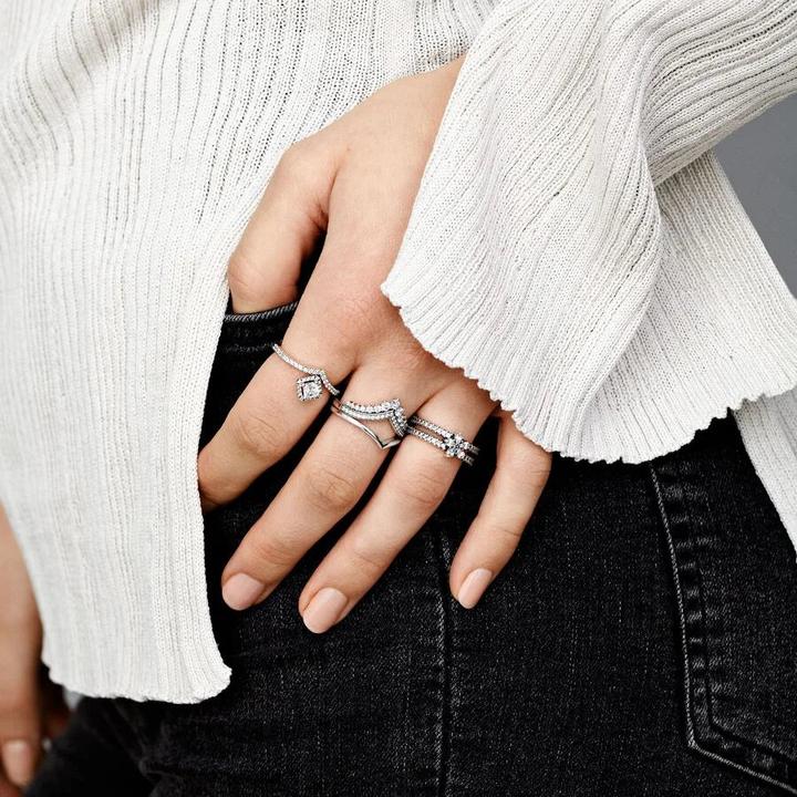 Produktbild Pandora Tiara Wishbone Ring (54, 925 Silber)