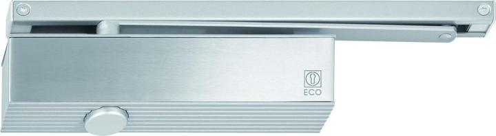 ECO Door closer TS97 | size EN 1-3 | with guide rail, without hold-open device, silver