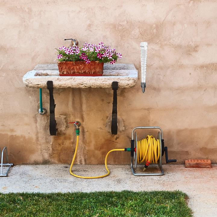 Actual product image Relaxdays 2x rain gauge