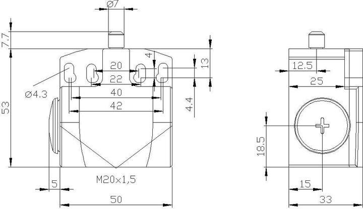 Produktbild Siemens Endschalter Positionsschalter 240 V/AC SIRIUS 3SE52
