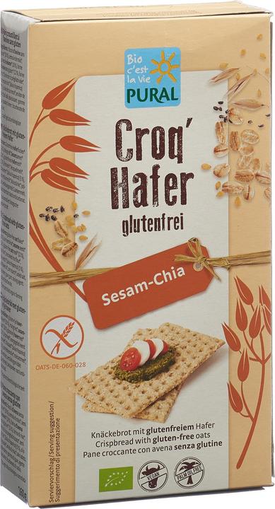 Immagine prodotto Pural Croq'Oats Sesamo Chia senza glutine (190 g)