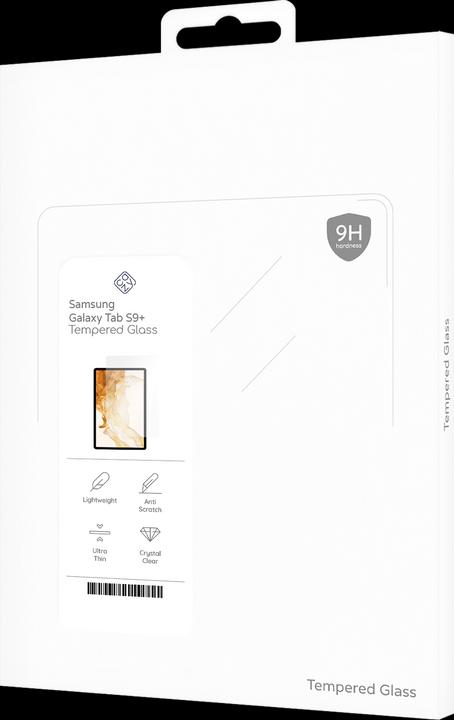 Produktbild Cazy Schutzglass Kompatibel mit Samsung Galaxy Tab S9+ / S9 FE+ - Displayschutz Tempered Glass - (1 Stück, Galaxy Tab S9+, Galaxy Tab S9 FE+)