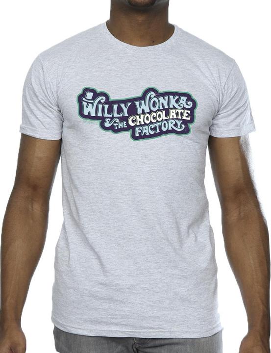 Produktbild Willy Wonka & the Chocolate Factory Chocolate Factory Logo TShirt (XXL)