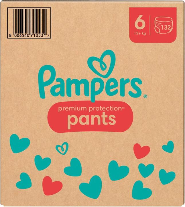 Produktbild Pampers Premium Protection Pants (Gr. 6, Monatsbox, 132 Stück)