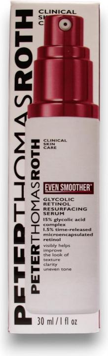 Produktbild Peter Thomas Roth Clinical Skin Care Even Smoother Glycolic Retinol Resurfacing Serum (30 ml)