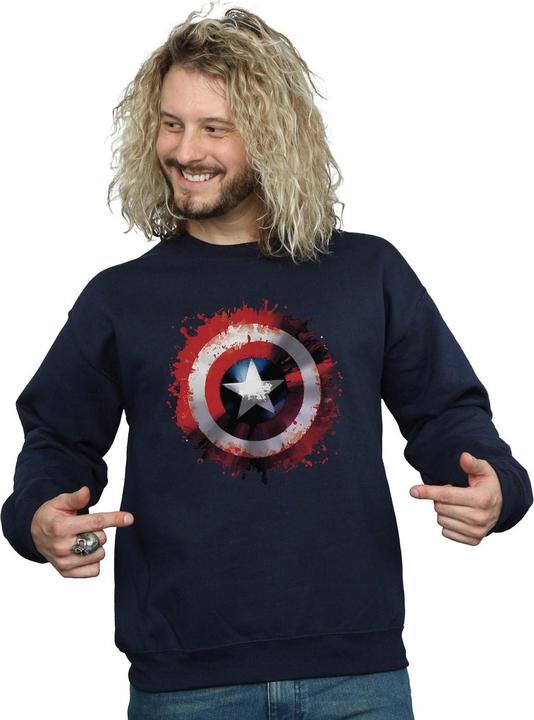 Immagine prodotto Felpa uomo Avengers Captain America Art Shield in cotone (M)