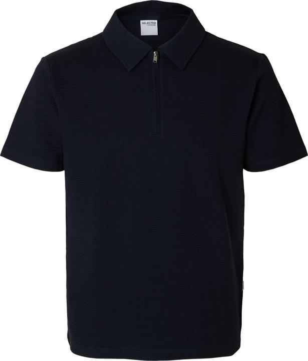 Selected Homme Seersucker Polo shirt