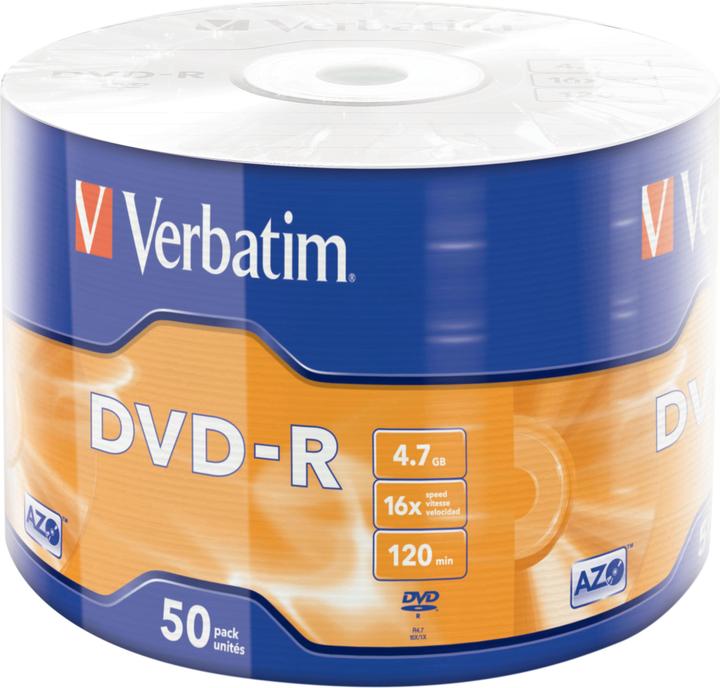 Image du produit Verbatim 50 x DVD-R (50 x)