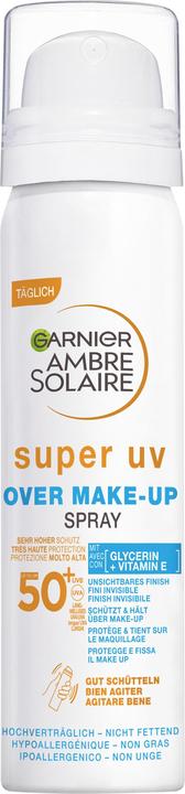 Garnier Ambre Solaire Super UV Over Make-Up Spray LSF50 75 ml (Sonnenspray, SPF 50, 75 ml)