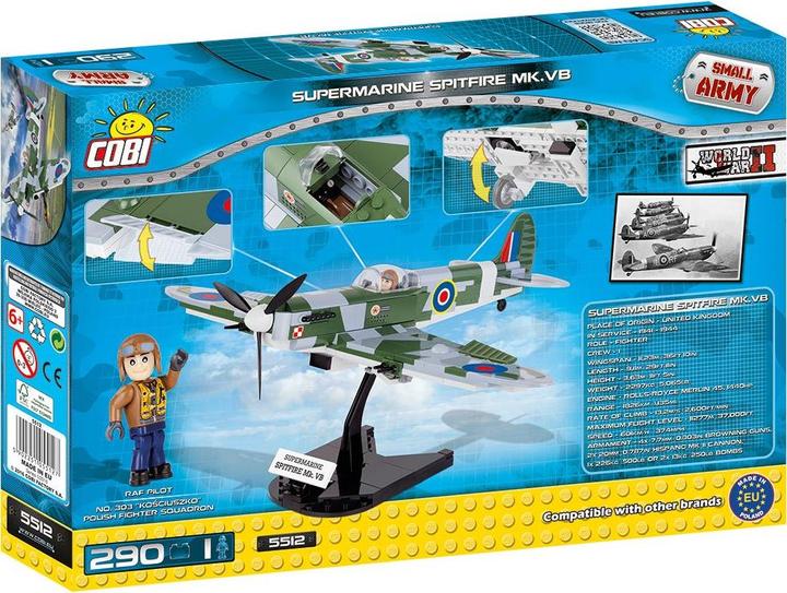 Actual product image Cobi Supermarine Spitfire