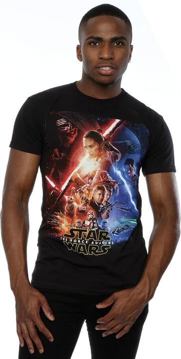 Immagine prodotto Star Wars Force Awakens Poster Maglietta Uomo (L)