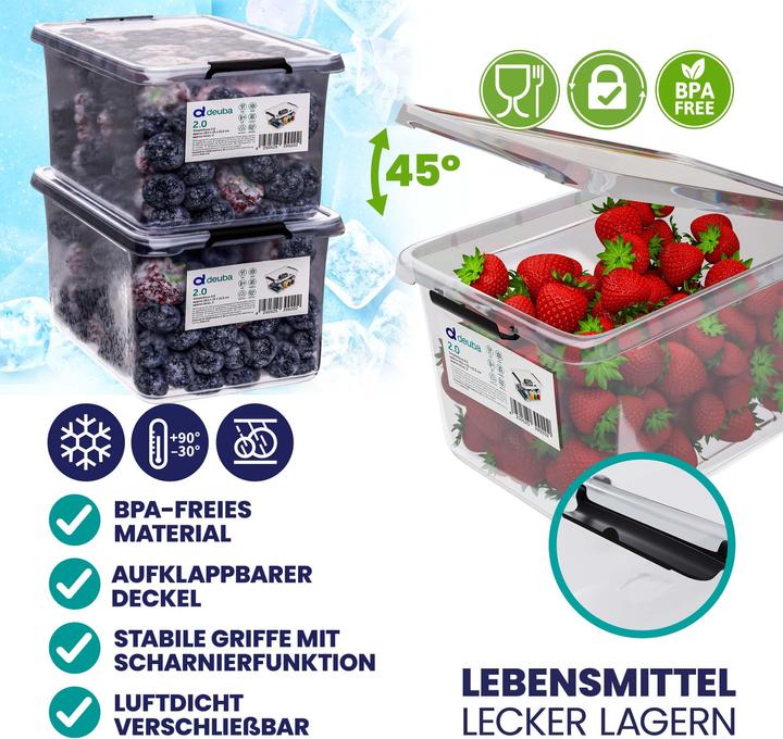 Produktbild Deuba Aufbewahrungsbox (30 x 20 x 12 cm, 5 l)