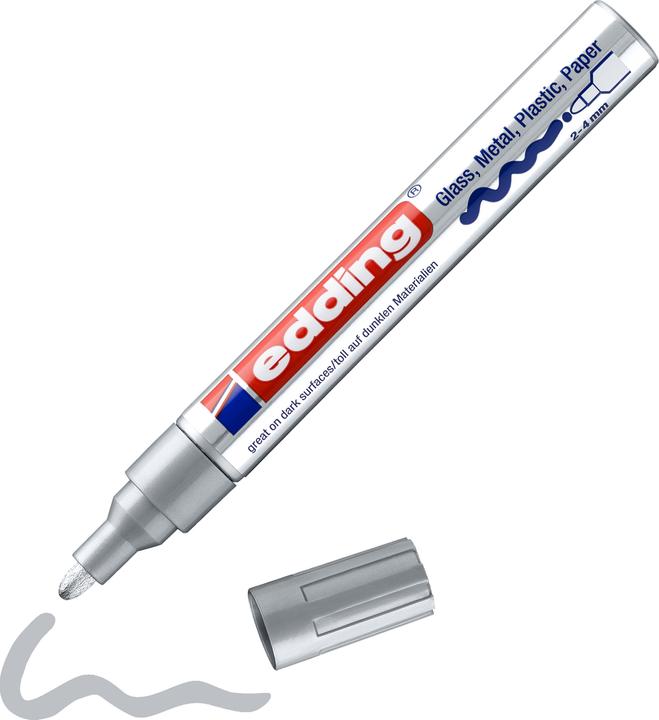 Actual product image Edding 750 Glossy paint markers (Silver, 2 mm, 1 x)