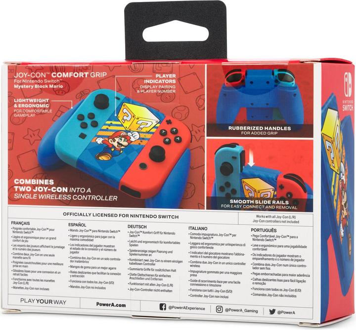 Image du produit PowerA Joy-Con Comfort Grip - Mystery Block Mario (Switch)
