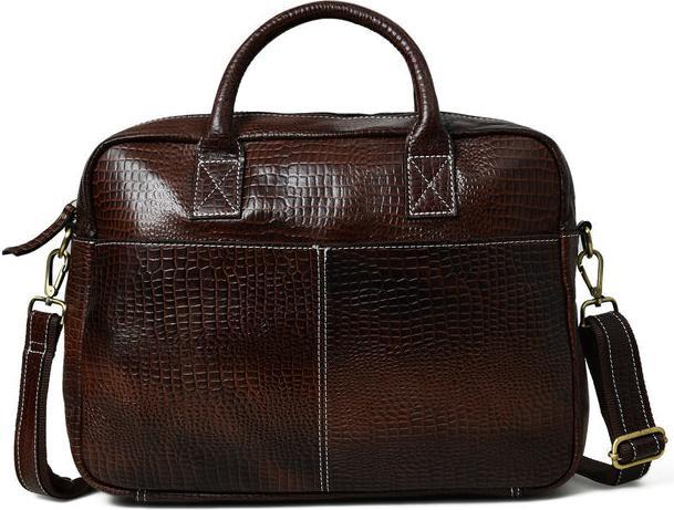 Image du produit Only-Bags.Store Porte-documents en cuir Laurent- Marron foncé