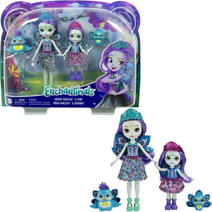 Image du produit Enchantimals Patter Peacock et sa soeur