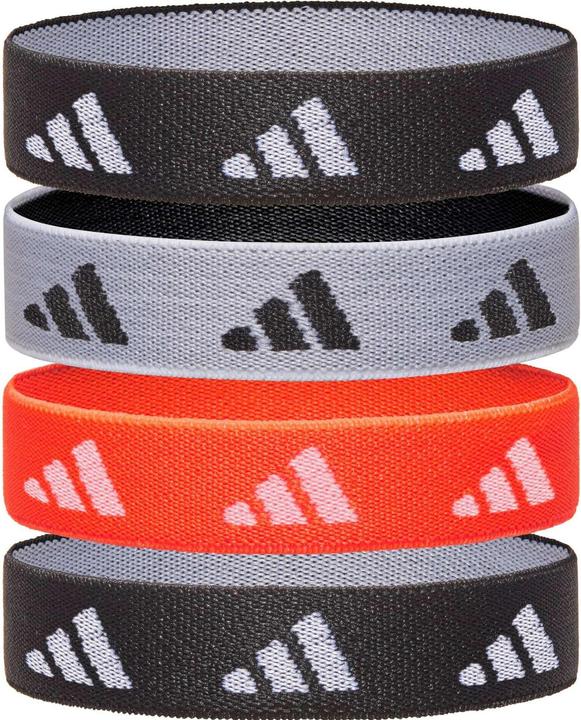 adidas Hair Ties Schwarz, Weiss, Solar Rot