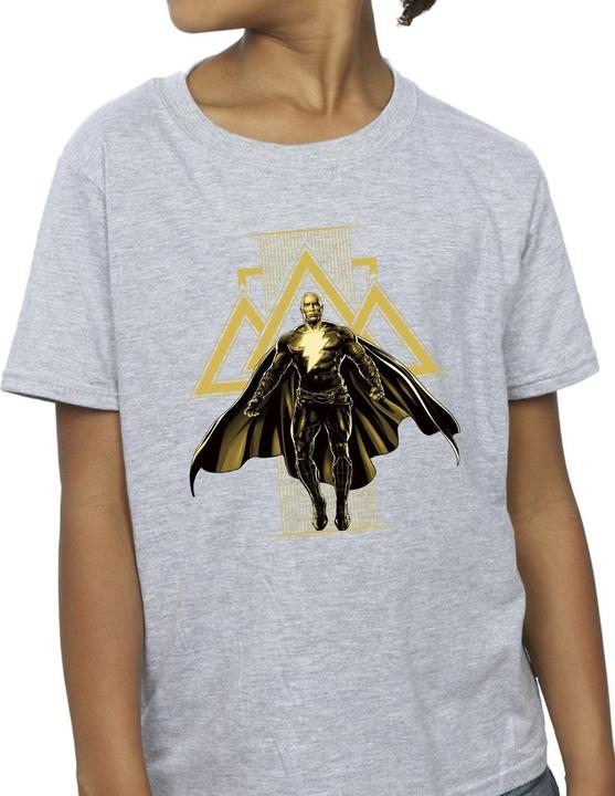 Produktbild Black Adam Rising Golden Symbols TShirt Mädchen (140, 146)