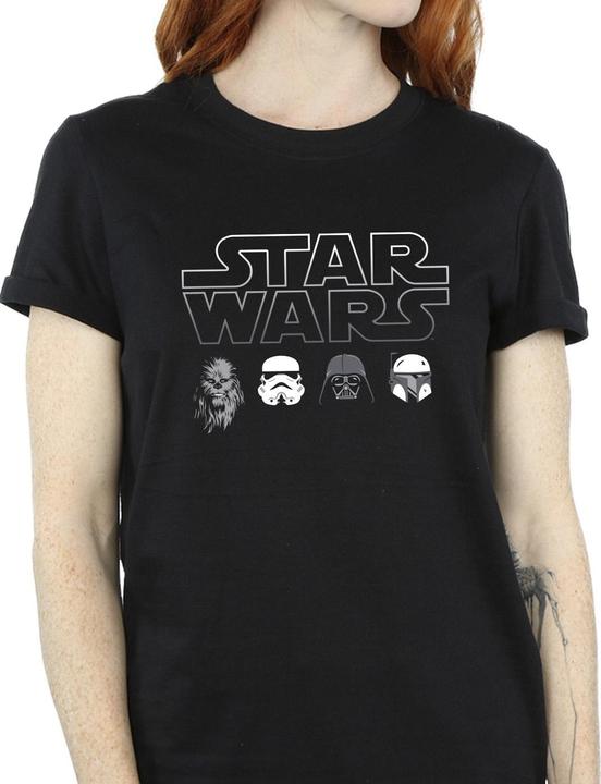 Image du produit Star Wars - T-shirt CHARACTER HEADS - Femme (S)