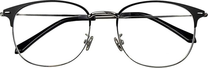 Immagine prodotto JTI Occhiali anti luce blu, Clubmaster - Nero / Argento