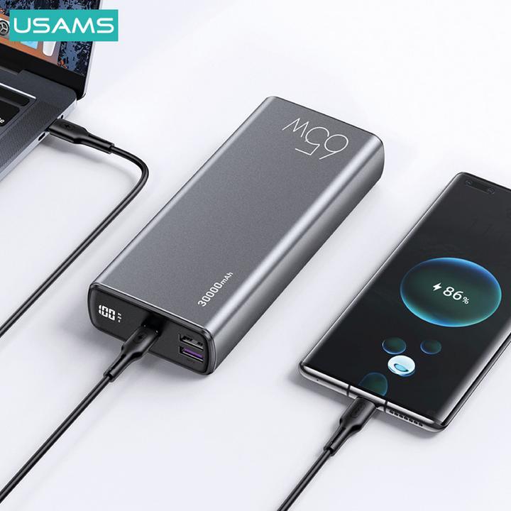 Immagine prodotto Usams Serie SuperMac (30000 mAh, 65 W, 111 Wh)