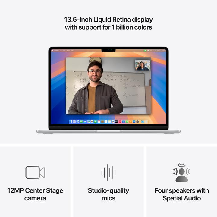 Produktbild Apple MacBook Air – 2025 (13.60", M4, 16 GB, 512 GB, DE)
