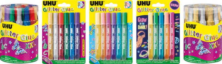 Immagine prodotto UHU Colla glitter in stick (107 g, 10 ml)
