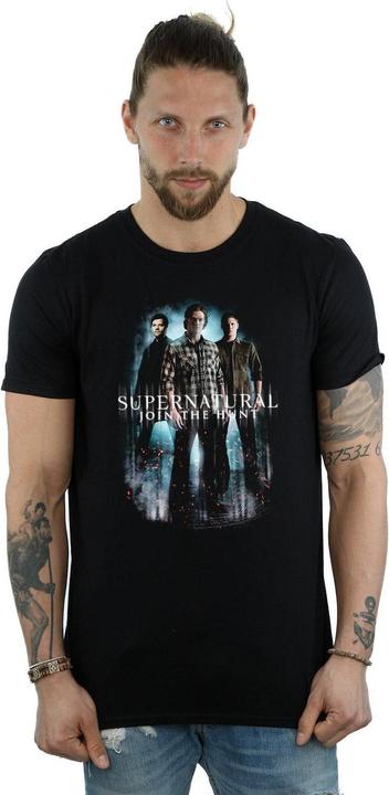 Immagine prodotto Supernatural Maglietta in cotone con foto di gruppo (XXL)