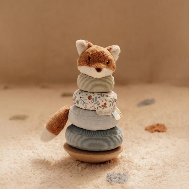 Image du produit Little Dutch Tour d'empilage avec anneaux Forest Friends