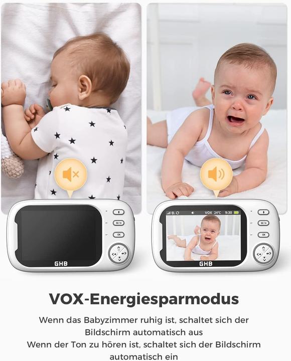 Actual product image GHB Babyphone mit Kamera (Video & Audio)