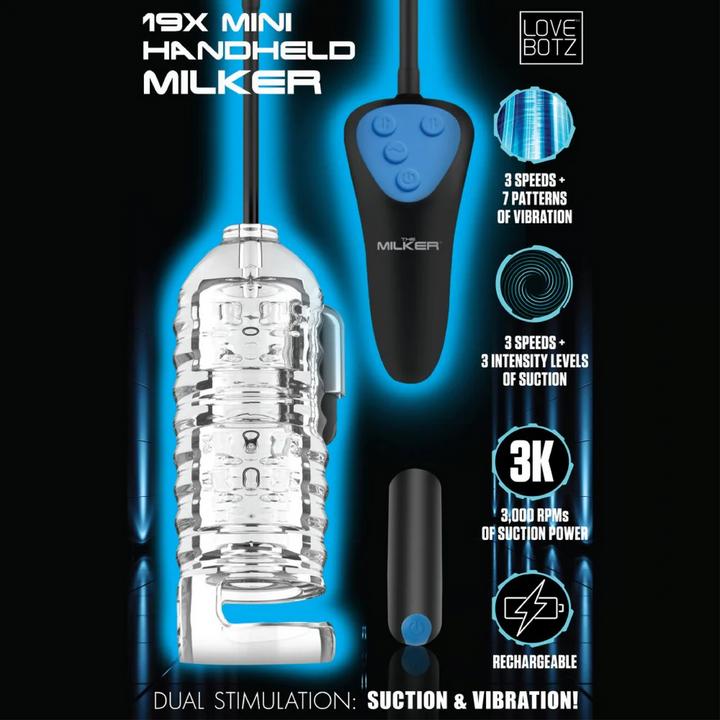 Actual product image XR Brands Mini Handheld Milker