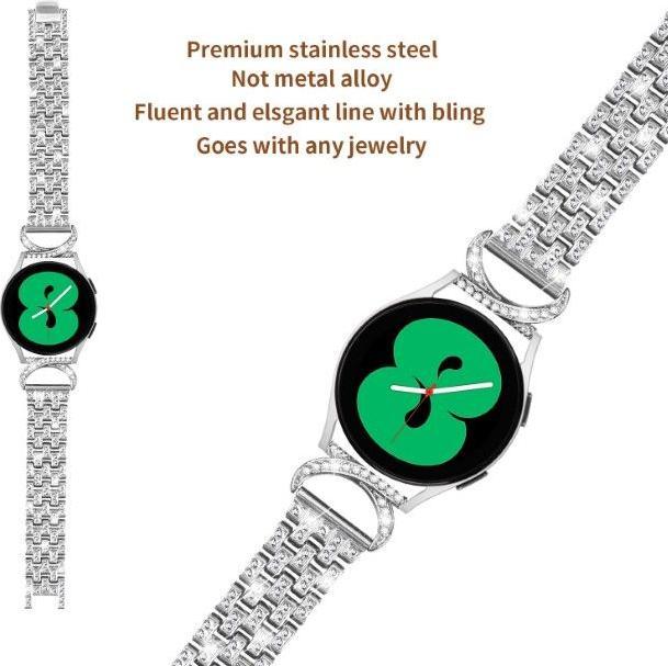 Image du produit MU Style Bracelet de remplacement en métal GH Series Glittersteine (20 mm, Alliage métallique)