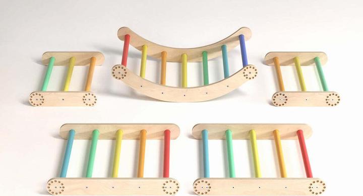 Produktbild Montessori Maxi-Klettergerüst - Set XL - Hell ® Sport&Gym