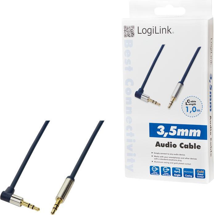 Actual product image LogiLink 3.5mm jack - 3.5mm jack (1 m, 3.5mm jack (AUX))