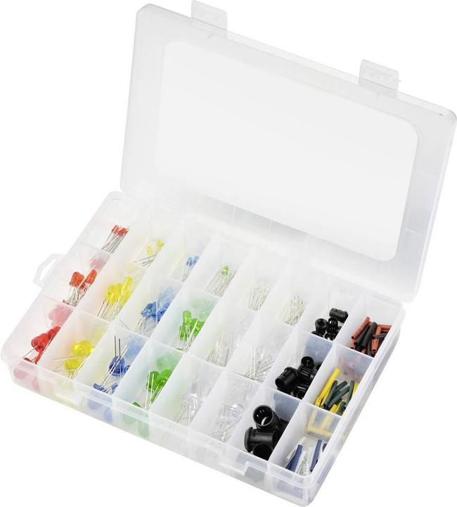 Produktbild Tru Components LED-Sortiment Rot, Blue, Grün, Gelb, Kaltweiss, Warmweiss Ru