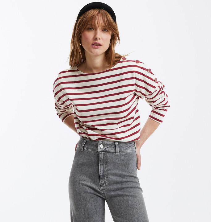 Actual product image La Redoute Collections Ringelshirt Signature AIMIE mit lockerer Schnittform (38)