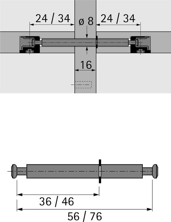 Actual product image Hettich Du 868 (Press-fit anchors, 1 pcs.)