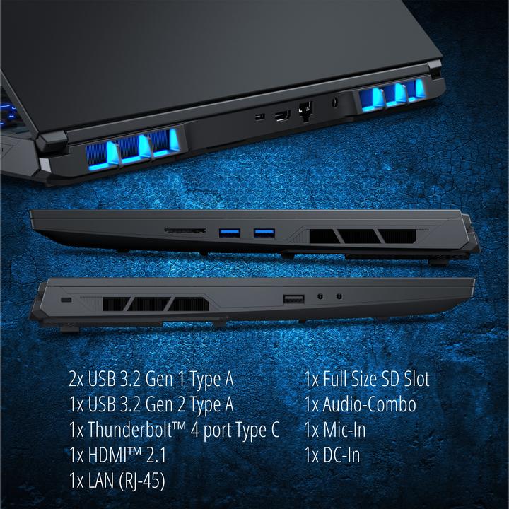 Productafbeelding Erazer Grote X20 RTX 4070 (16", Intel Core i7-14700HX, 16 GB, 1000 GB, NL)