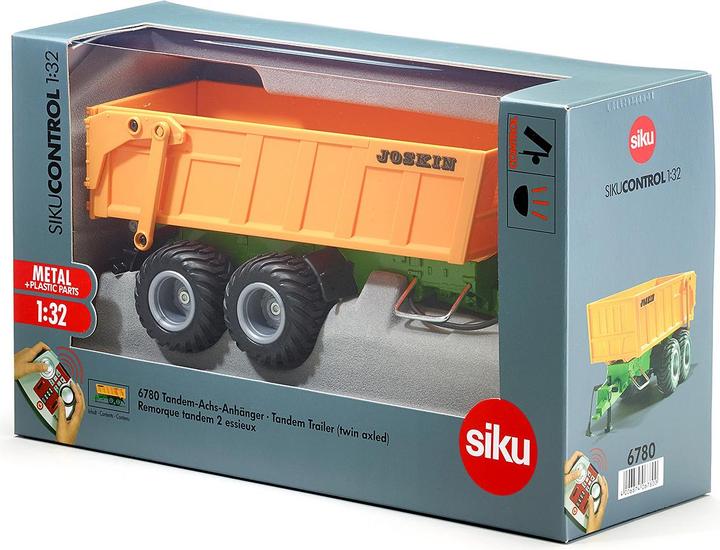 Actual product image Siku tandem axle trailer