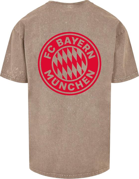 Actual product image FC Bayern München Mia San Mia Red Acid Washed Heavy Oversize Tee - 111611 (L)