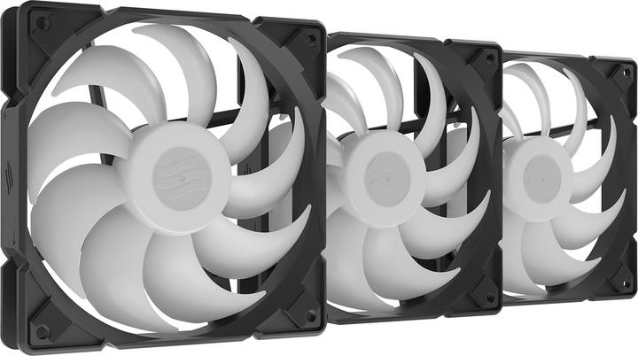 Actual product image Silentium PC Stella HP ARGB 120 Kit set of three computer fans (120 mm, 3 x)