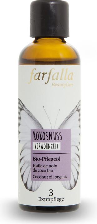Image du produit Farfalla KOKOSNUSS Huile de soin biologique | VERWÖHNZEIT (Huile pour le corps, 75 ml)