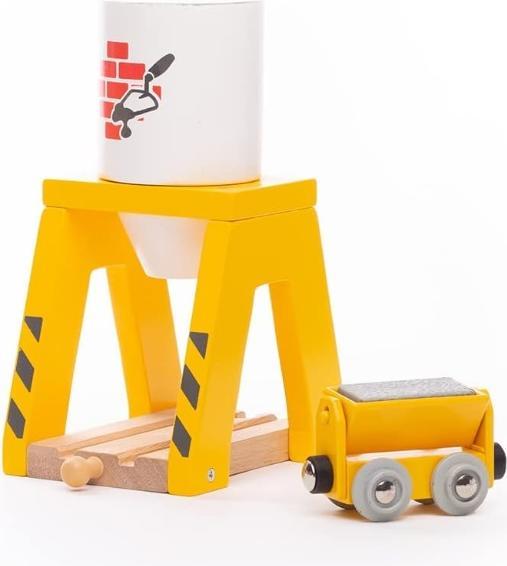 Produktbild Bigjigs Holzschienen - Zementsilo
