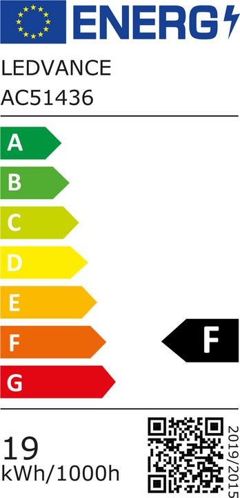 Energie-Label Osram Led Tube (G13, 18.30 W, 2000 lm, 1 x, F)