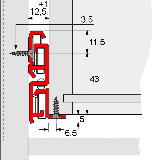 Image du produit Hettich Fr 6142/350